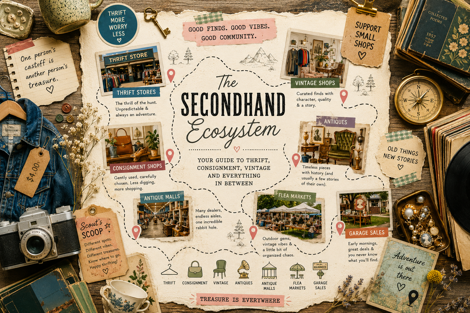 The Secondhand Ecosystem: Your Guide to Thrift Stores, Consignment, Vintage and Everything In Between